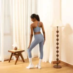 Asymmetrical-Ribbed Strappy-Bra-Light-Support