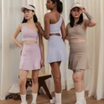 Asymmetrical-Light Support-Tennis-Bra-&-Light-Weight-High-Rise-Tennis-Skirt